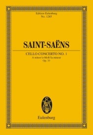 Saint Saens: Concerto No. 1 A minor Opus 33 (Study Score) published by Eulenburg